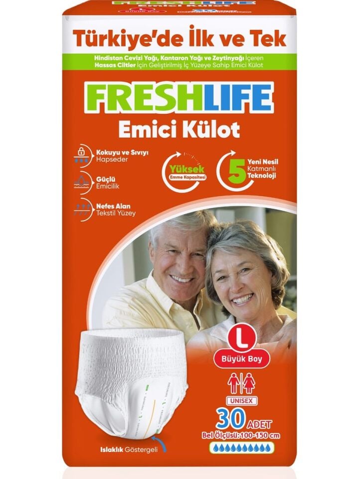 FRESHLIFE İKİZ KÜLOT LARGE 30