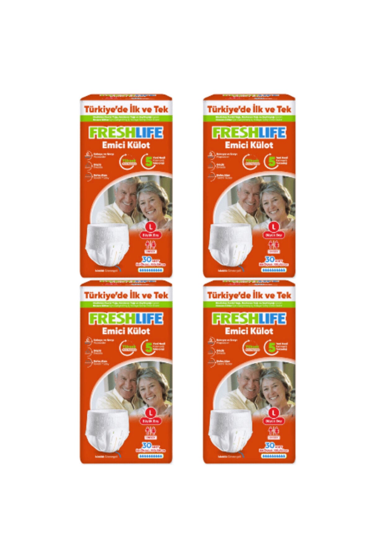 FRESHLİFE EMİCİ KÜLOT L (BÜYÜK BOY) 120 ADET