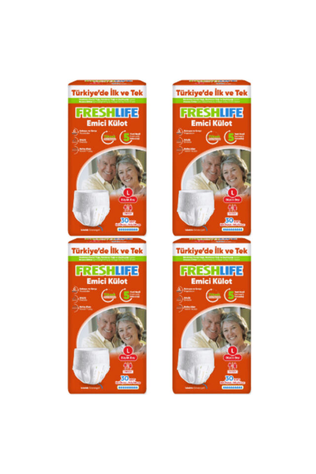 FRESHLİFE EMİCİ KÜLOT L (BÜYÜK BOY) 120 ADET