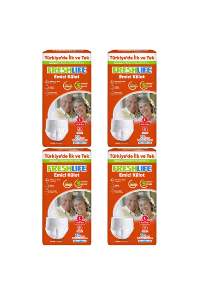 FRESHLİFE EMİCİ KÜLOT L (BÜYÜK BOY) 120 ADET