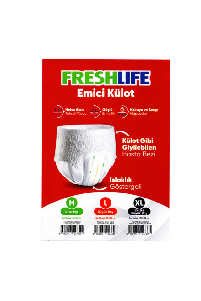 FRESHLİFE EMİCİ KÜLOT L (BÜYÜK BOY) 120 ADET