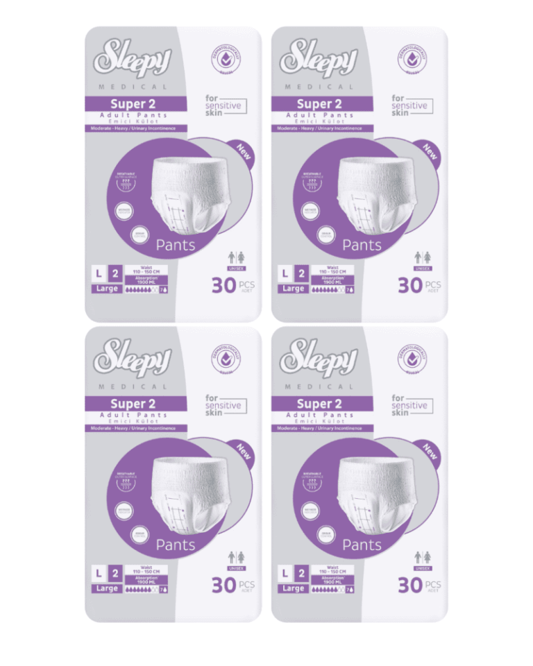 Sleepy Süper2 Emici Külot L Beden 4 Paket 120 Adet