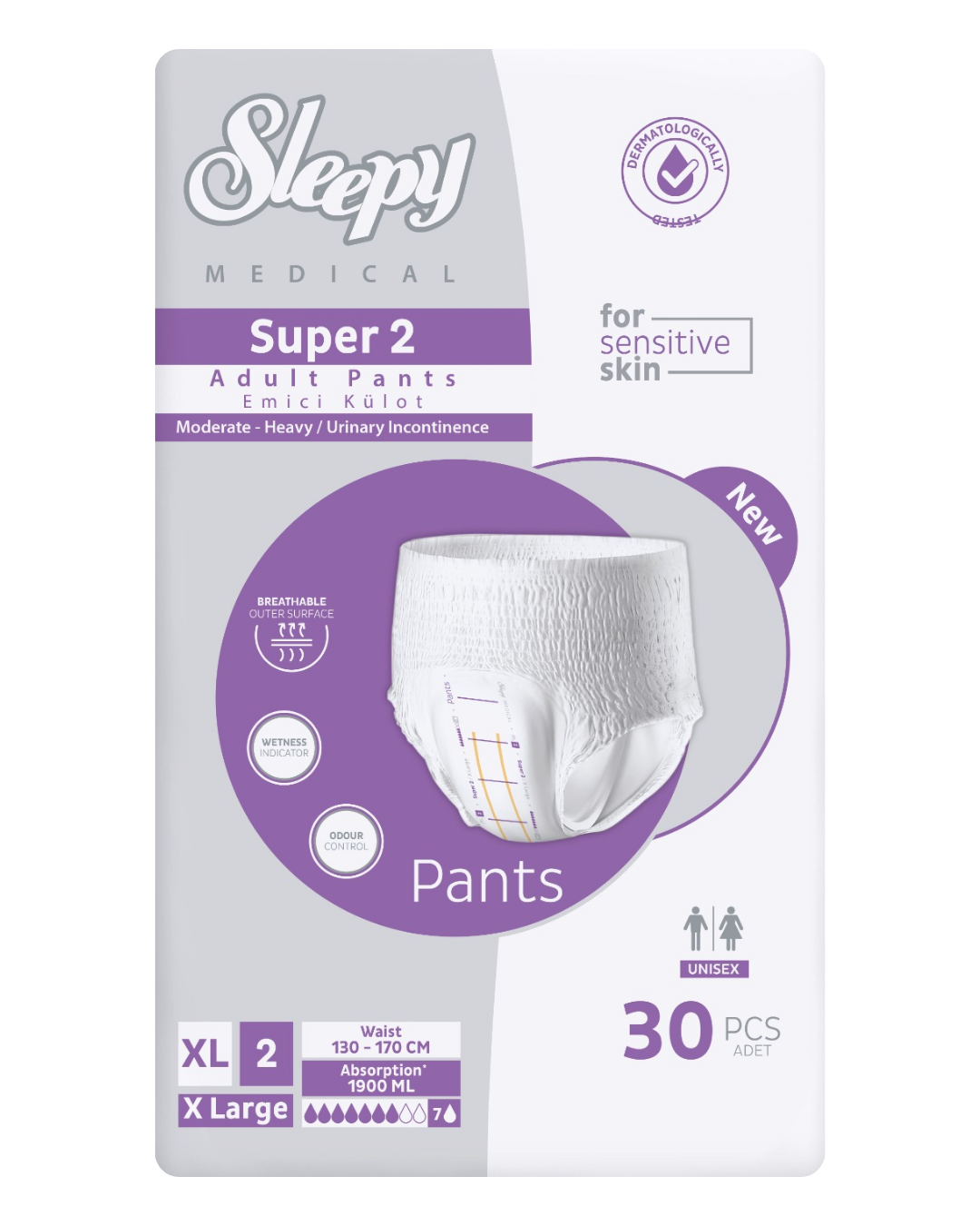 Sleepy Süper2 Emici Külot XL Beden 30 Adet