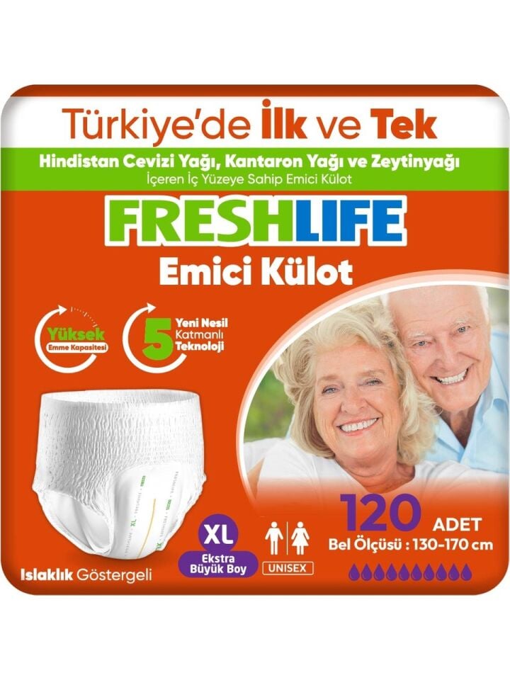 Freshlife XLarge Emici Külot  120 Adet