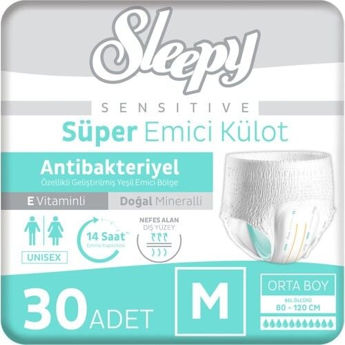 SLEEPY SEN ANTİ. İKİZ KÜLOT MEDİUM 30