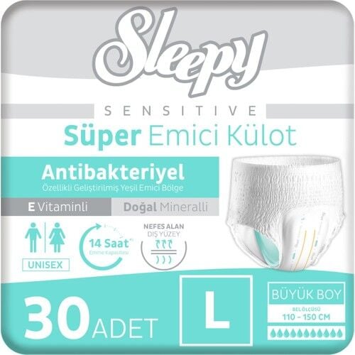 SLEEPY SEN ANTİ. İKİZ KÜLOT LARGE 30