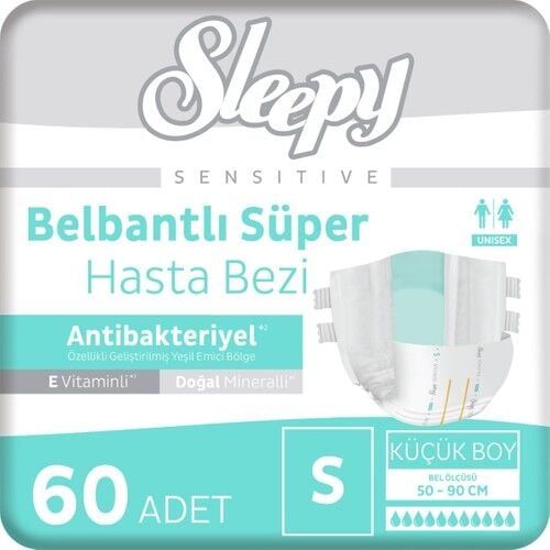 Sleepy Sen Antibakteriyel̇. İki̇z Belbantli Small 30 - 2 Paket