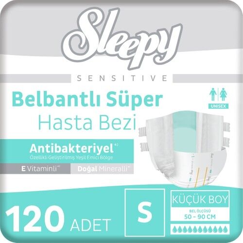 Sleepy Sen Antibakteriyel̇. İki̇z Belbantli Small 30 - 4 Paket