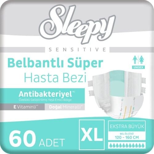 Sleepy Sen Antibakteriyel̇. Belbantli İki̇z Xl 30 - 2 Paket