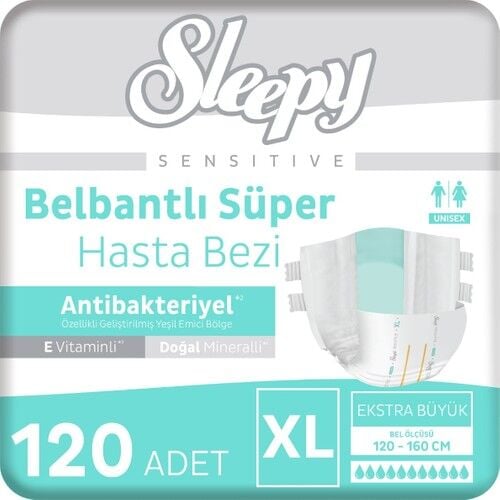 Sleepy Sen Antibakteriyel̇. Belbantli İki̇z Xl 30 - 4 Paket