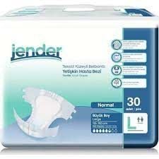 Jender Belbantlı Hasta Bezi Büyük Boy Large 60 Adet (2 Paket)