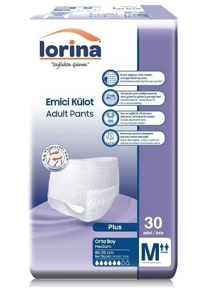 Lorina Emici Külot Hasta Bezi Medium 30 Adet