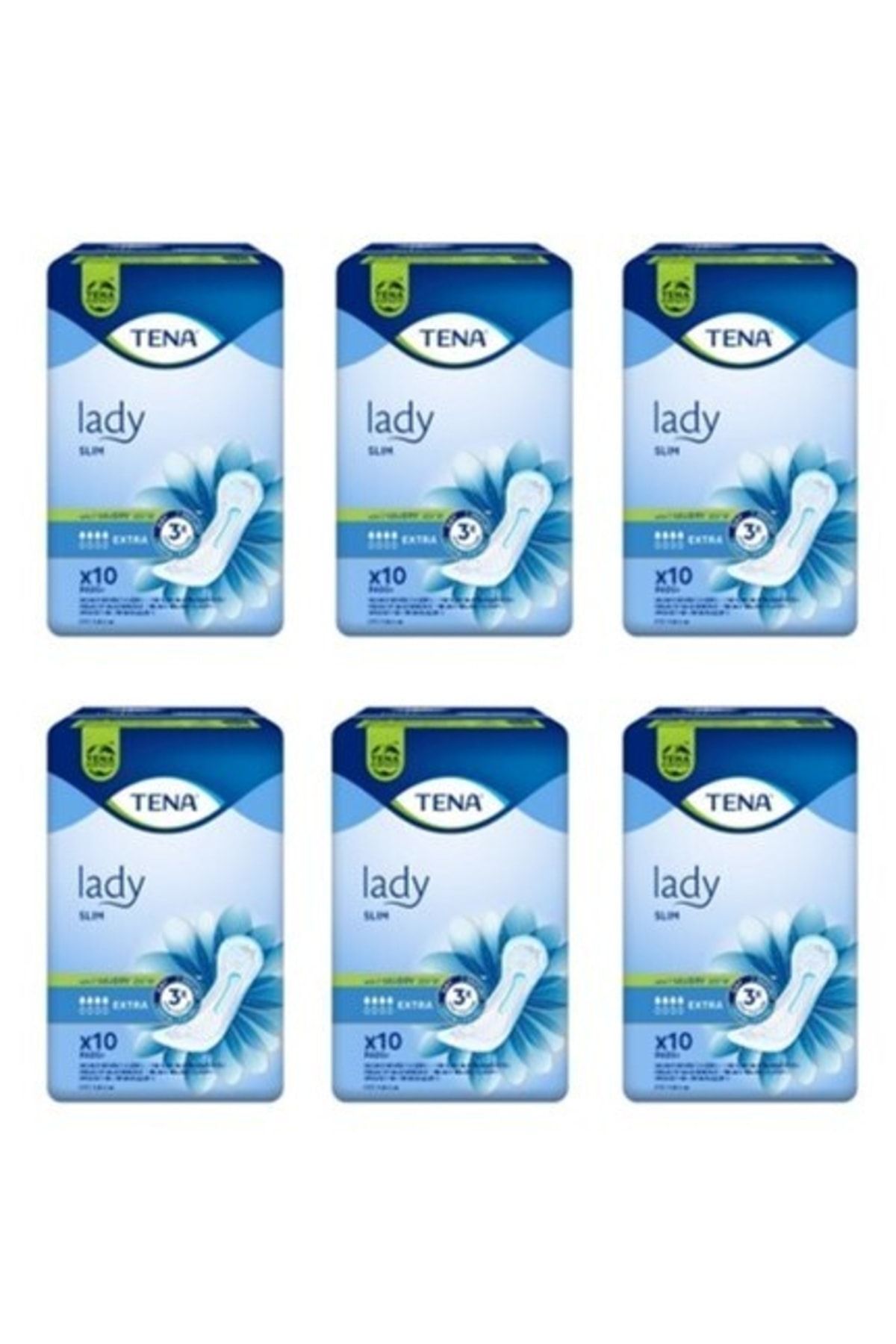 Lady Slim Extra 4 Damla Mesane Pedi 10 Lu 6 Paket / 60 Adet