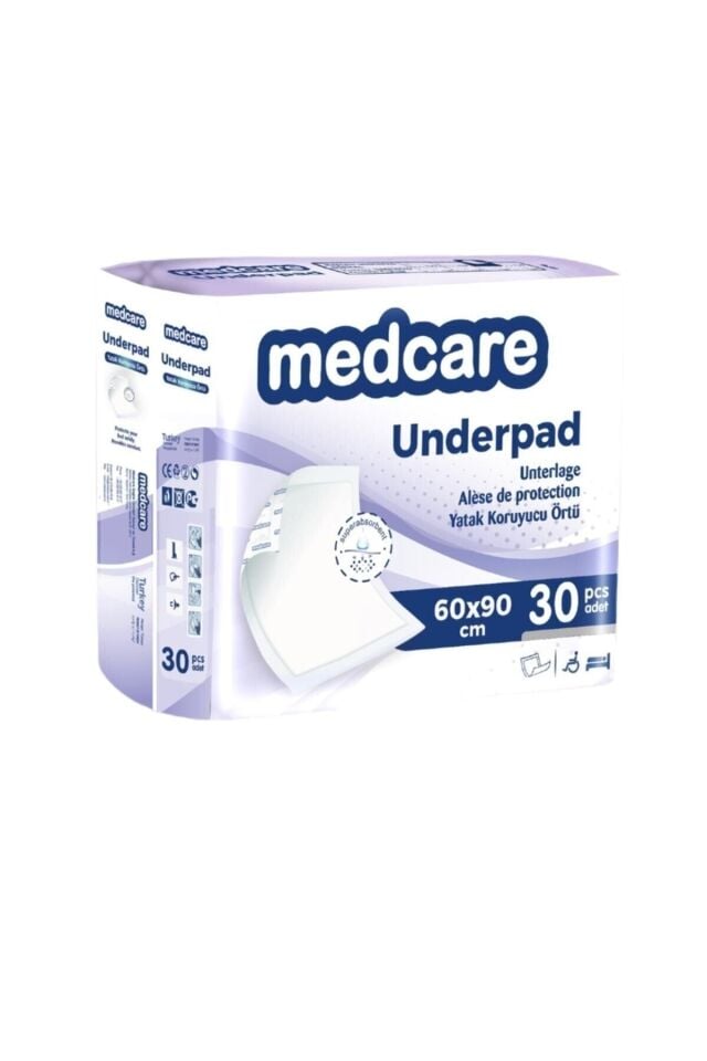 Medcare Yatak Koruyucu Örtü 60 X 90 Cm 30 Adet