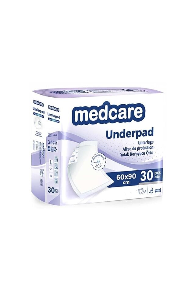 Hasta Altı Yatak Koruyucu Örtü / Köpek Çiş Pedi 60cm×90cm 30lu 6 Paket - 180 Adet