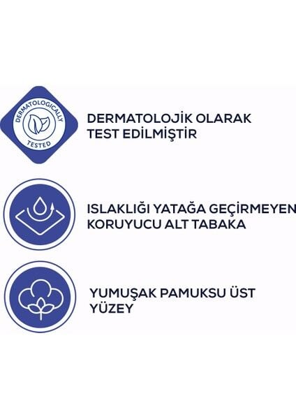 Moly Yatak Koruyucu Örtü 60x90 cm 180li (6 Paket)