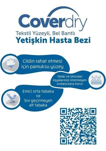 CoverDry Hasta Altı Serme Bezi 60x90 30 Adet