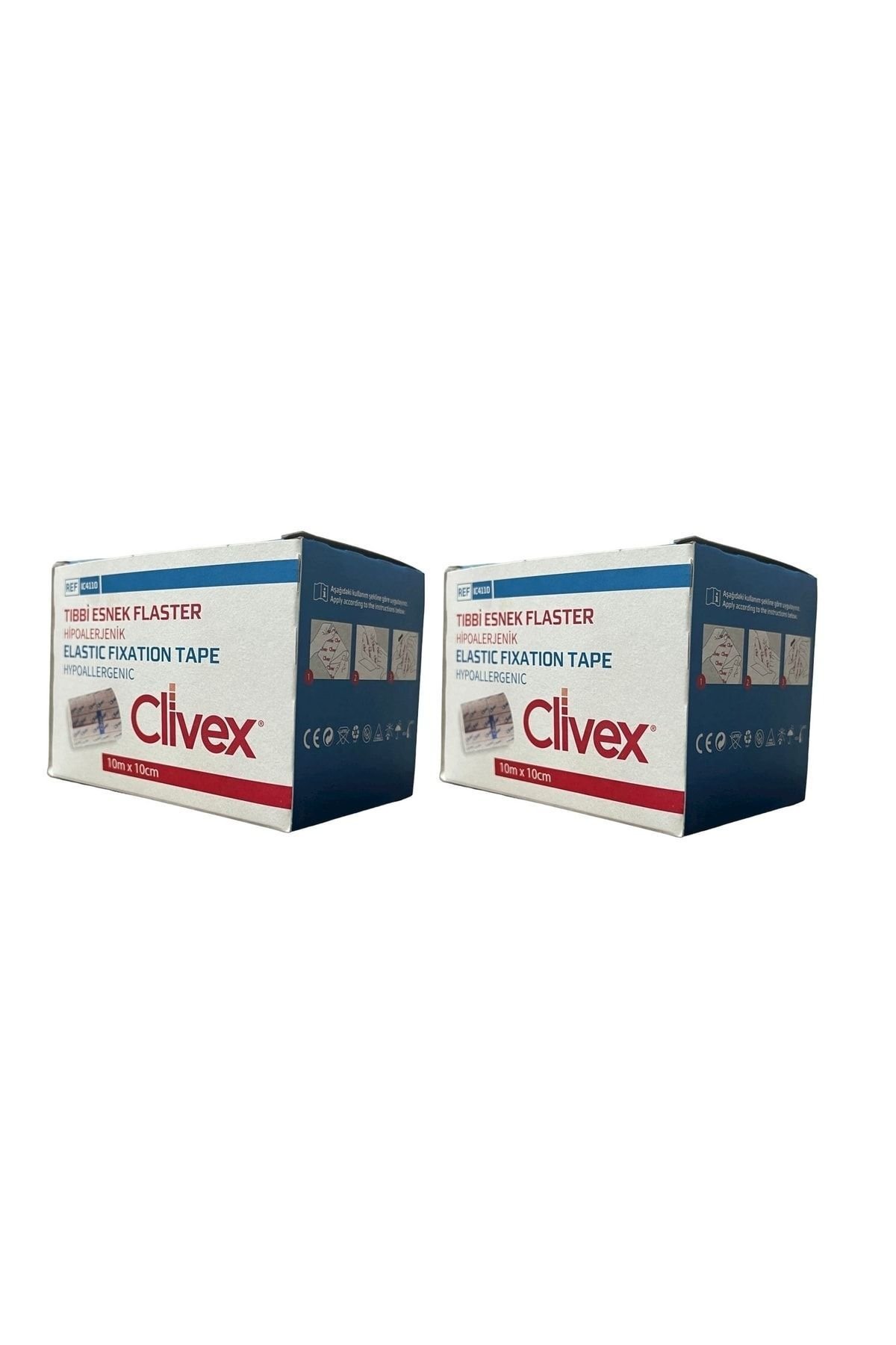 Clivex Tıbbi Esnek Flaster 10m X 10cm Hipoalerjenik (2 Adet)