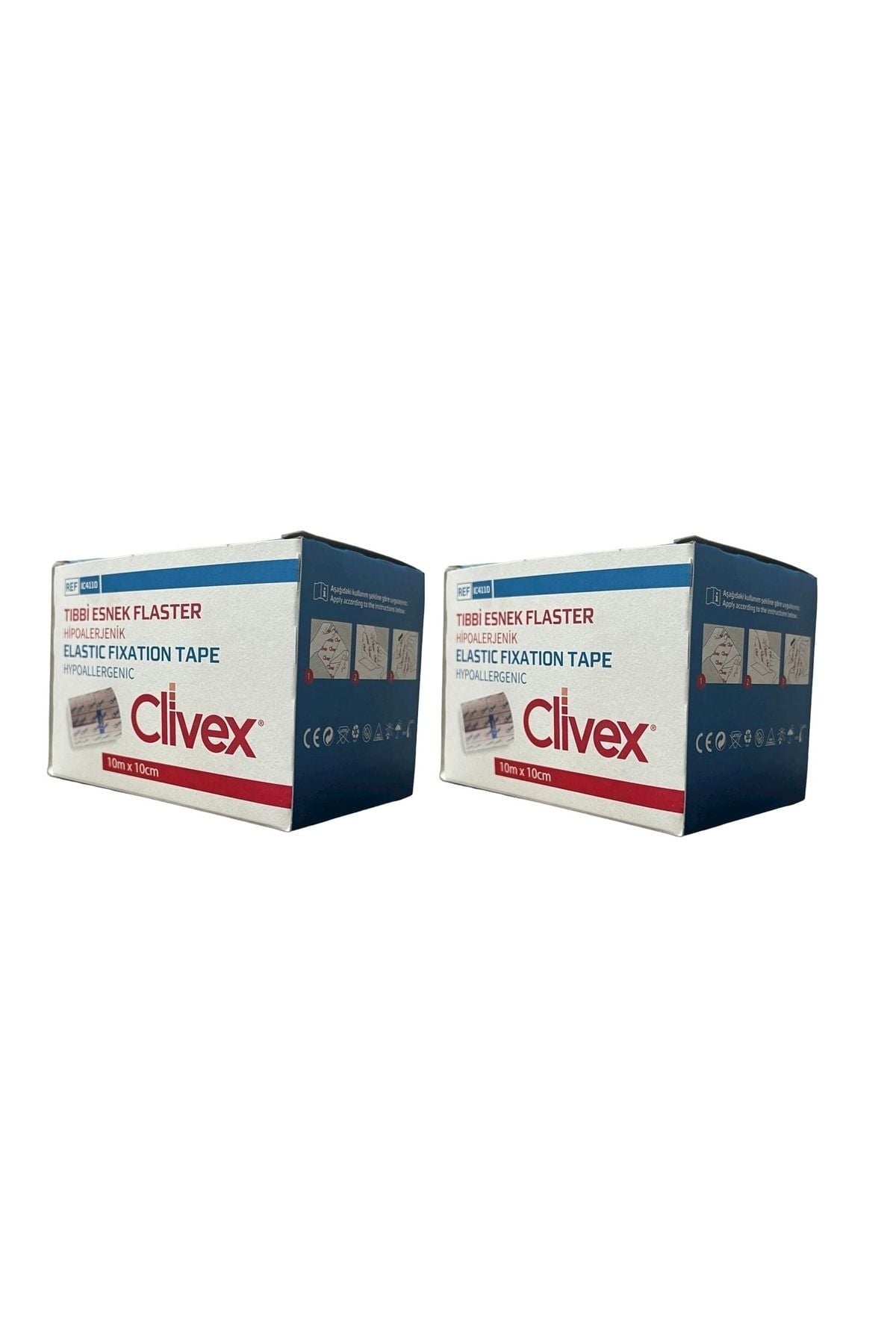 Clivex Tıbbi Esnek Flaster 10m X 10cm Hipoalerjenik (2 Adet)