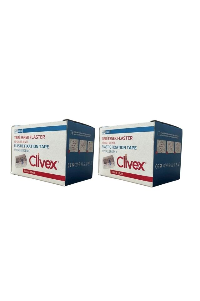 Clivex Tıbbi Esnek Flaster 10m X 10cm Hipoalerjenik (2 Adet)