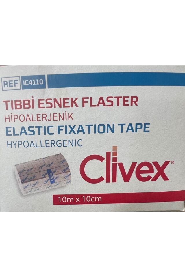 Clivex Tıbbi Esnek Flaster 10m X 10cm Hipoalerjenik (2 Adet)