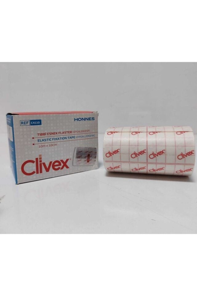 CLİVEX Tıbbi Esnek Flaster 10m X 10cm 10 Adet