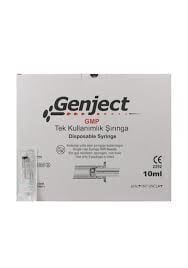 Genject 10 cc Enjectör 3P 21G 38mm Yeşil Şırınga 1 Adet