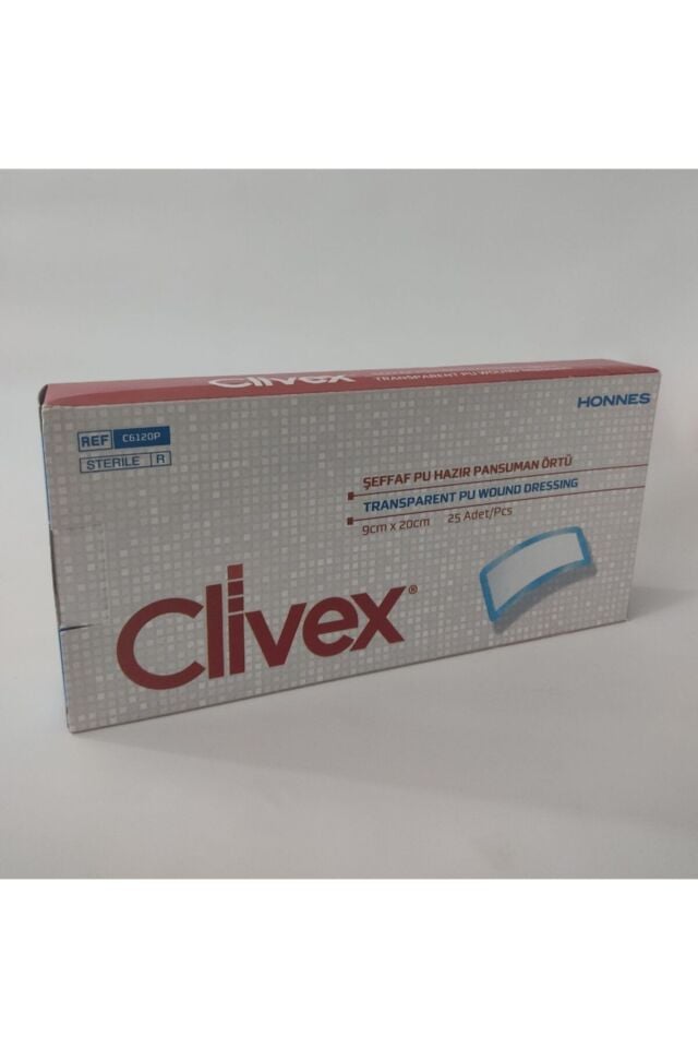 Steril Poliüretan Hazır Pansuman Örtü Pad 9cm*30cm 25 Li