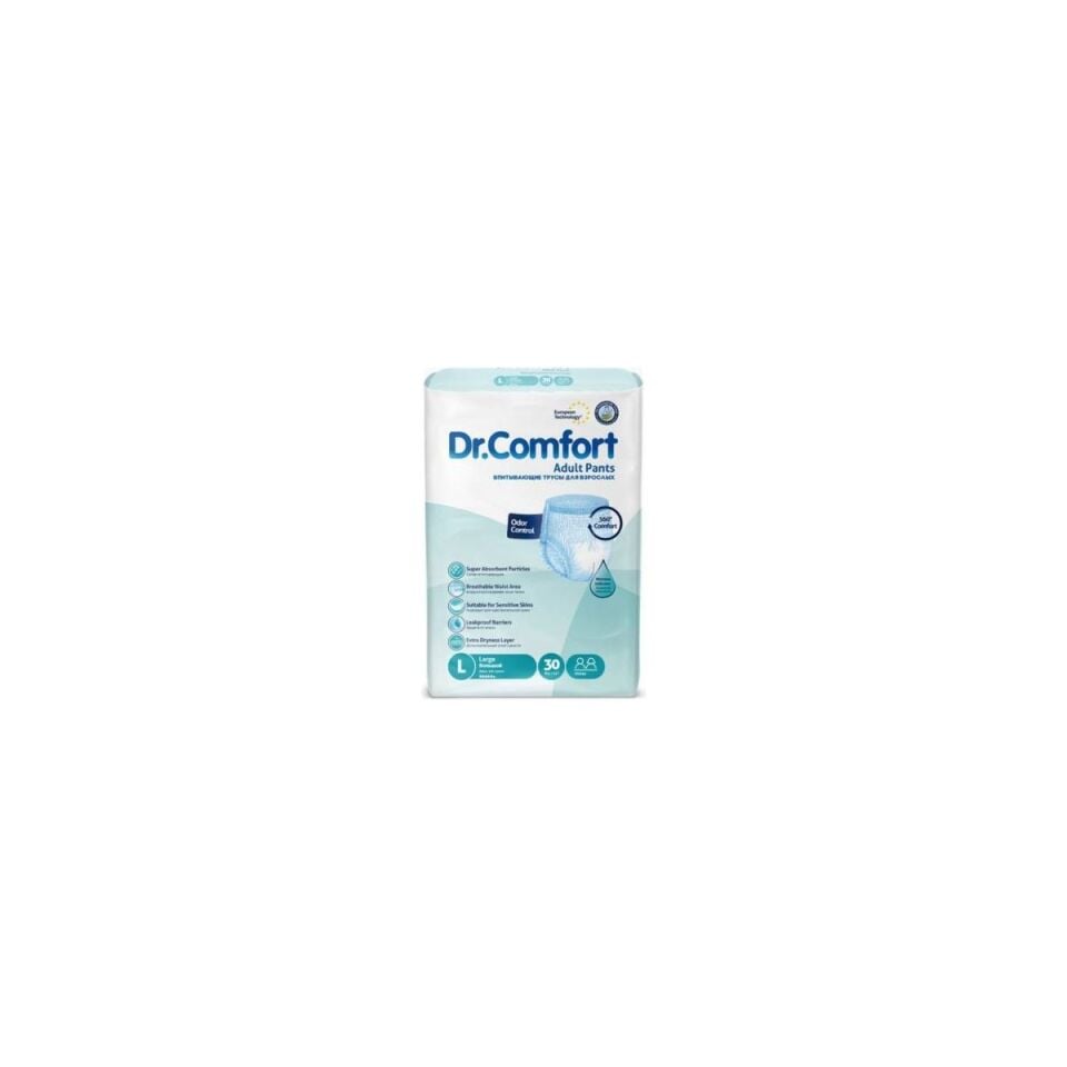 Dr.comfort Emici Külot Hasta Bezi Large Beden 30 Adet