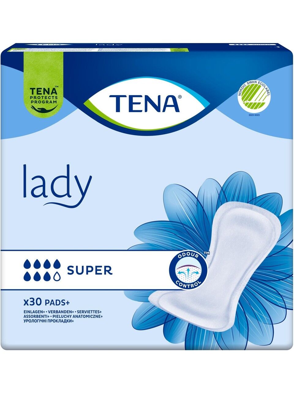 TENA 7 DAMLA LADY SÜPER MESANE PEDİ  30 LU