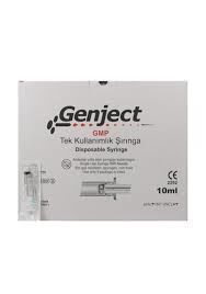 Genject 10 cc Enjectör 3P 21G 38mm Yeşil Şırınga 100 Adet