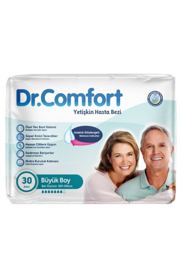 Dr Comfort Belbantlı Hasta Bezı 30lu Large