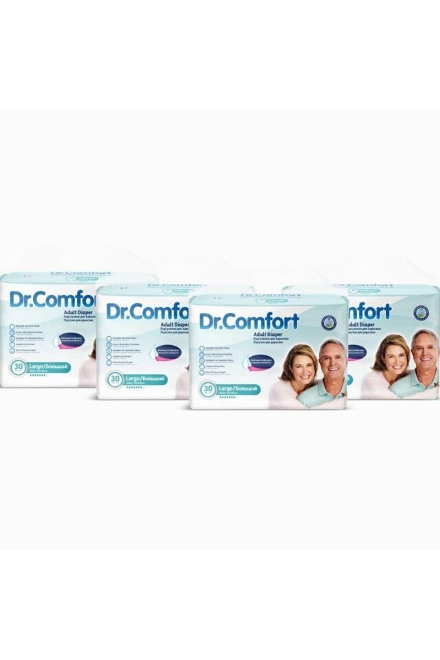 Dr comfort Yetişkin Bel Bantlı Hasta Bezi Large 120 Adet