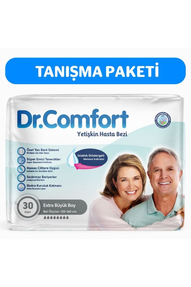 Dr Comfort Belbantlı Hasta Bezı 30lu X Large