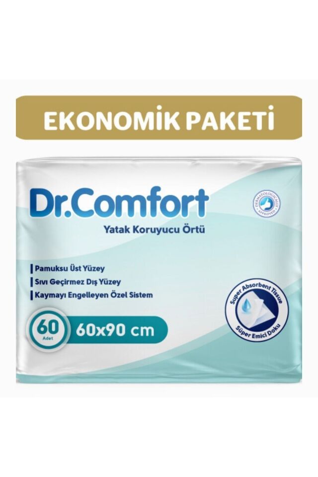 Dr Comfort 60x90 Yatak Koruyucu Örtü 60 Adet