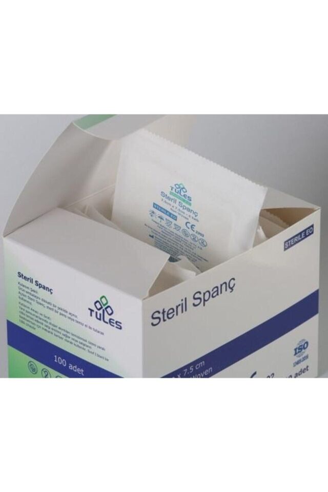 Tules 5 Li Steril Spanç Emici Kompres 7,5 X 7,5cm 100 Adet