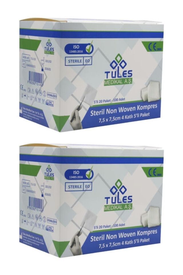 Tules Steril Non-woven Kompres 7,5 X 7,5cm 200adet