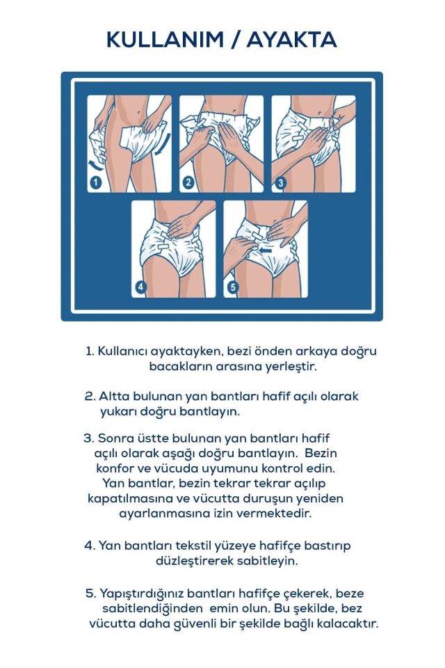 Medcare Belbantlı Hasta Bezi 8 damla Maxi Yoğun Emici Medium 90 Adet